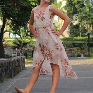 Spring/summer high low floral dress forever 21